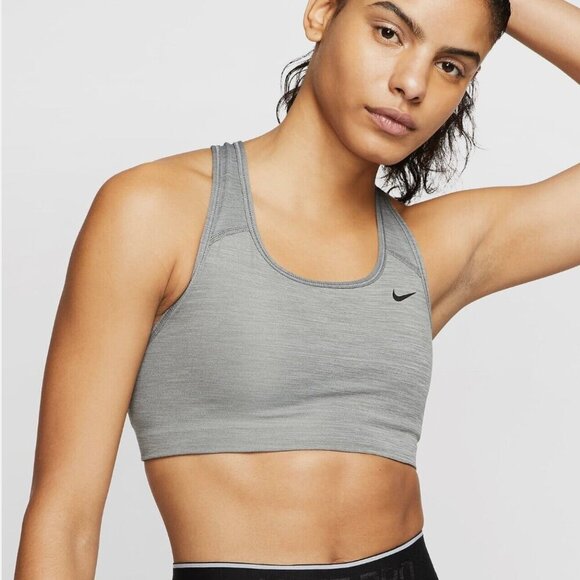 Nike Other - NWT NIKE Women’s Size Large Medium Support Non-Padded Sports Bra Gray BV3630-084